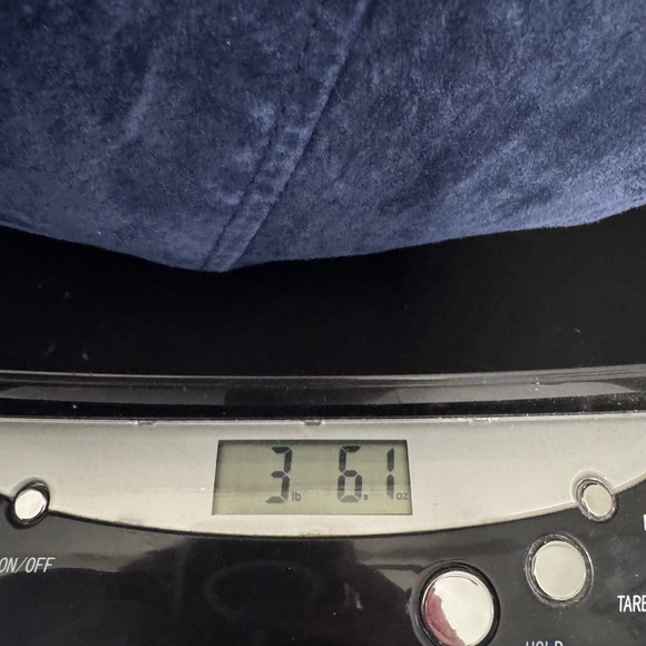 IMAN Trench Coat Women XL Navy Blue Genuine Leather Suede Mixed Media Belted - Picture 14 of 14